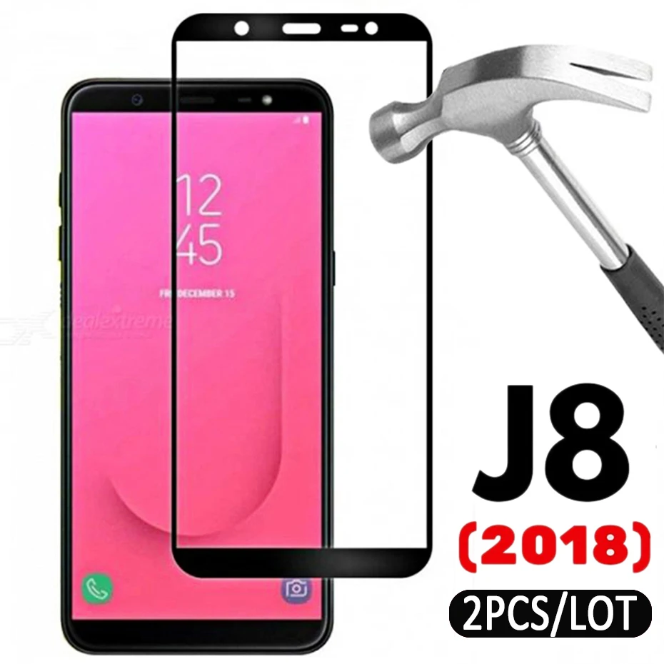 Закаленное стекло для samsung galaxy j8 2018 2 шт. | Мобильные телефоны и аксессуары