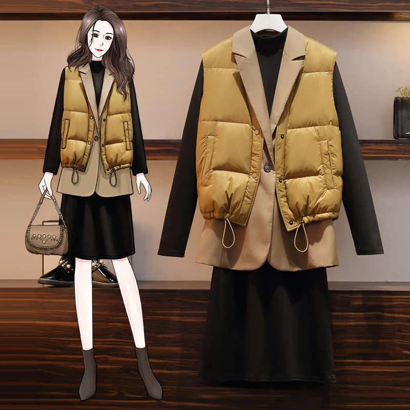 Korean Style Waistcoat Womens Vest Jackets Padded Cotton Vest Casual Sleeveless Plus Size Padded Jacket Oversize Parkas
Korean Style Waistcoat Womens Vest Jackets Padded Cotton Vest Casual Sleeveless Plus Size Padded Jacket Oversize Parkas