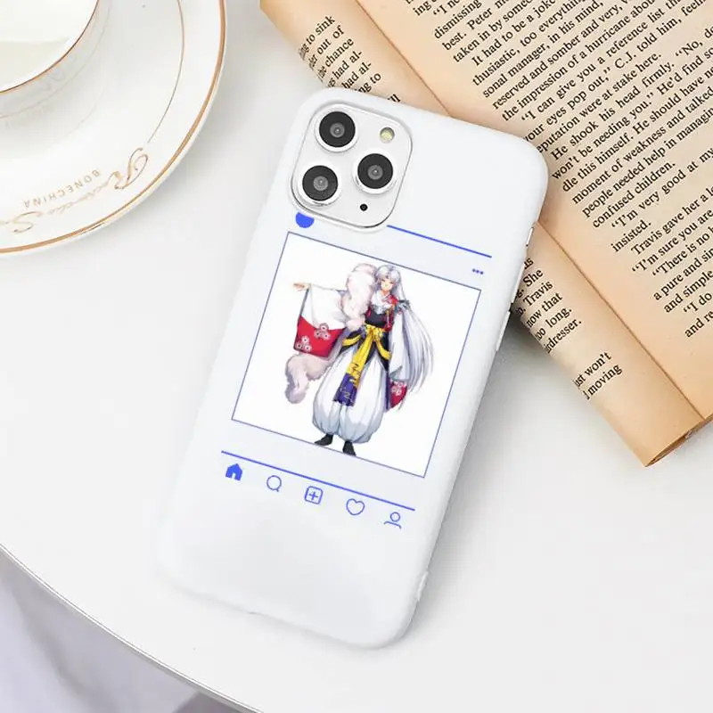 Japanese manga Inuyasha Sesshoumaru Phone Case Candy Color White for iPhone 11 pro XS MAX 8 7 6 6S Plus X 5S SE 2020 XR
Japanese manga Inuyasha Sesshoumaru Phone Case Candy Color White for iPhone 11 pro XS MAX 8 7 6 6S Plus X 5S SE 2020 XR