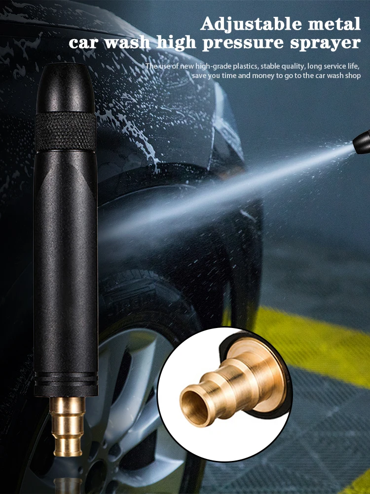 2021 Newest Spray Gun Adjustable Metal Nozzle Garden Hose Sprinkler System Pressure Washer Fit For Car Wash Watering Water Gun
2021 Newest Spray Gun Adjustable Metal Nozzle Garden Hose Sprinkler System Pressure Washer Fit For Car Wash Watering Water Gun