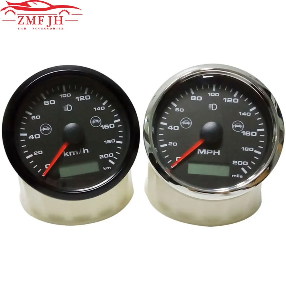 New 85mm Motorcycles GPS Speedometer 0-200 km/h MPH Speed Gauge with Blind Spot Detection Alarm 12V/24V Odometer Trip Counter
New 85mm Motorcycles GPS Speedometer 0-200 km/h MPH Speed Gauge with Blind Spot Detection Alarm 12V/24V Odometer Trip Counter