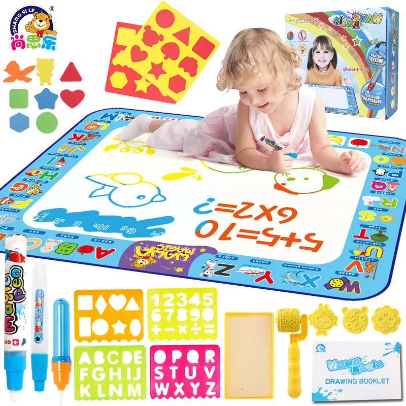 Coolplay Magic Water Drawing Mat Coloring Doodle Mat with Magic Pens Montessori Toys Painting Board Educational Toy for Kids ZLL
Coolplay Magic Water Drawing Mat Coloring Doodle Mat with Magic Pens Montessori Toys Painting Board Educational Toy for Kids ZLL