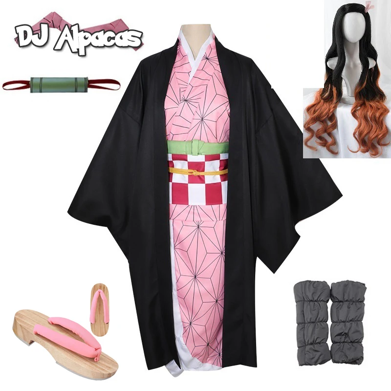 Anime Demon Slayer Kimetsu No Yaiba Cosplay Women Kimono Cosplay Costume Kamado Nezuko Tomiok Zenitsu Kanawo Wigs Clogs
Anime Demon Slayer Kimetsu No Yaiba Cosplay Women Kimono Cosplay Costume Kamado Nezuko Tomiok Zenitsu Kanawo Wigs Clogs