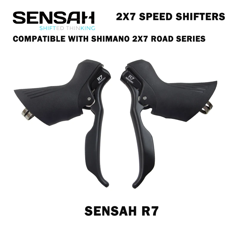 Дорожные переключатели передач велосипеда SENSAH 2X7 рычаг переключения скоростей 2x7