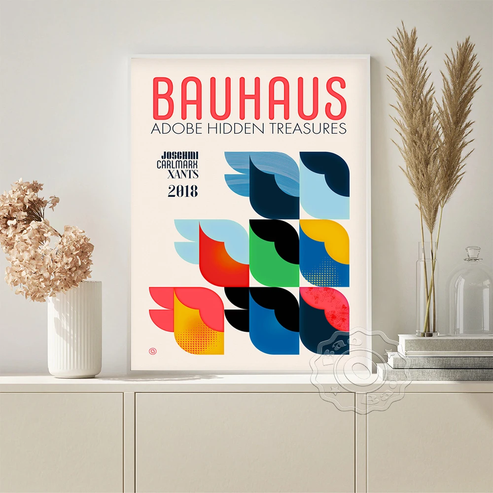 Bauhaus Abstract Exhibition Wall Poster Colourful Geometric Prints Mid Century Modern Art Minimalist Office Home Decor Gift Idea
Bauhaus Abstract Exhibition Wall Poster Colourful Geometric Prints Mid Century Modern Art Minimalist Office Home Decor Gift Idea