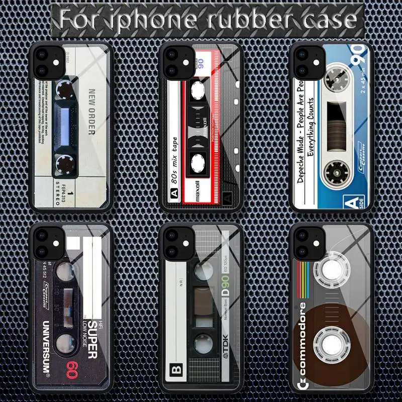 Vintage Magnetic Tape Cassette Phone Case Rubber for iPhone 12 11 Pro Max XS 8 7 6 6S Plus X 5S SE 2020 XR 12 Mini case
Vintage Magnetic Tape Cassette Phone Case Rubber for iPhone 12 11 Pro Max XS 8 7 6 6S Plus X 5S SE 2020 XR 12 Mini case