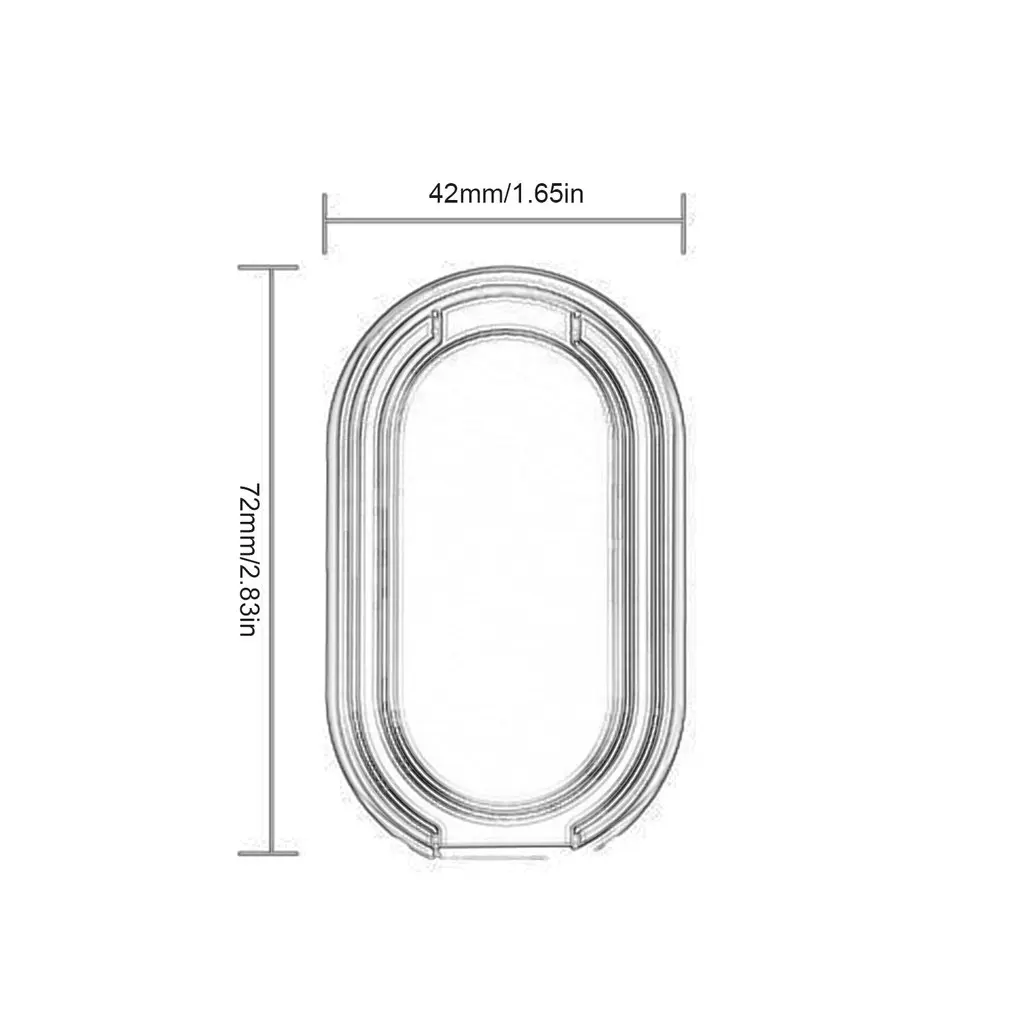 Adjustable Mobile Phone Ring Holder Finger Kickstand 360 Degree Rotation & 180 Degree Flip Metal Phone Grip
Adjustable Mobile Phone Ring Holder Finger Kickstand 360 Degree Rotation & 180 Degree Flip Metal Phone Grip