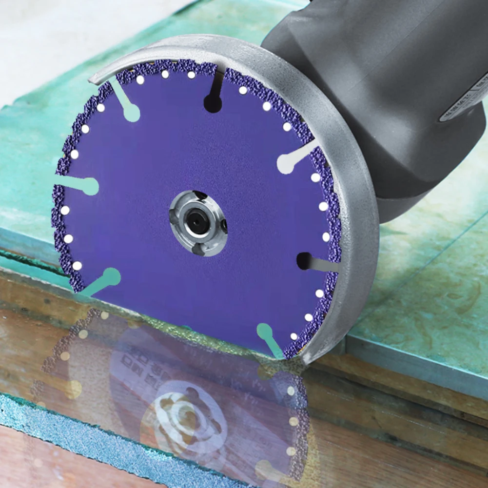 115/125/150mm Vacuum Brazed Diamond Saw Blade Segmented Multi-Purpose Cutting Disc for Hard Stone Plastic Steel Metal
115/125/150mm Vacuum Brazed Diamond Saw Blade Segmented Multi-Purpose Cutting Disc for Hard Stone Plastic Steel Metal