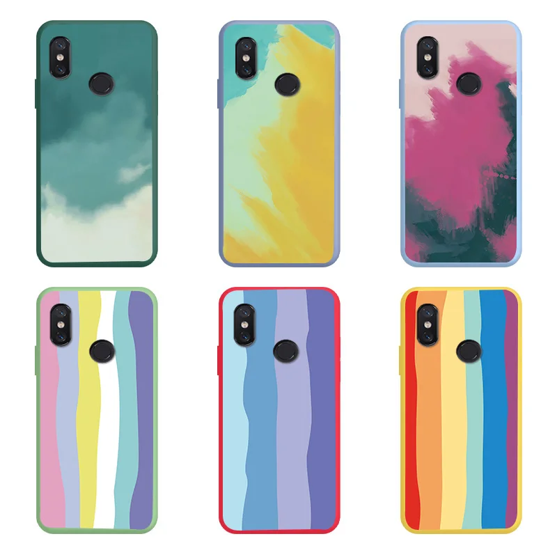 Color Rainbow TPU Soft Shell For XIAOMI 8 8SE Explorer Edition Case Personality Edging Silicone Thin Phone Cover For XIAOMI 8
Color Rainbow TPU Soft Shell For XIAOMI 8 8SE Explorer Edition Case Personality Edging Silicone Thin Phone Cover For XIAOMI 8