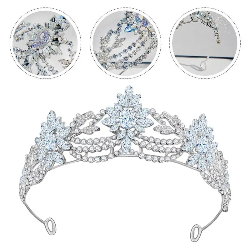 1pc Shiny Pearl Elegant Rhinestone Headdress Wedding Headdress Bride Headdress Crown Headdress
1pc Shiny Pearl Elegant Rhinestone Headdress Wedding Headdress Bride Headdress Crown Headdress