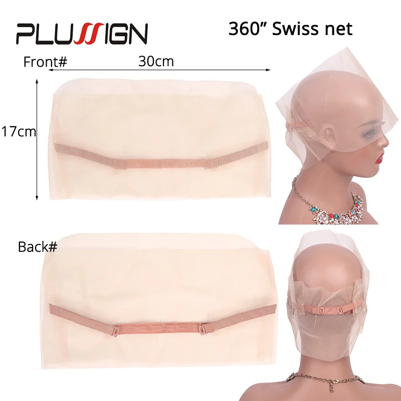 3 шт./упак. Сетка для париков из человеческих волос с HD-тесьмой для закрытия фронтальной прозрачной невидимой женской плетени.