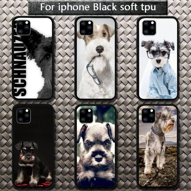 Miniature Schnauzer dog Soft TPU Phone Case for iphone etui 11 12 13 pro max xr xs x 7 8 6s plus mini Fundas Coque cover
Miniature Schnauzer dog Soft TPU Phone Case for iphone etui 11 12 13 pro max xr xs x 7 8 6s plus mini Fundas Coque cover