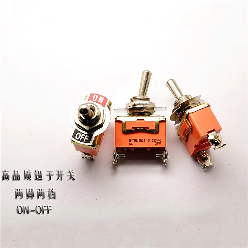 Переключатели с подвижной головкой Клавишные переключатели E-TEN1021 2 Pin 2 файла 15A/250В (5 шт.)
Переключатели с подвижной головкой Клавишные переключатели E-TEN1021 2 Pin 2 файла 15A/250В (5 шт.)