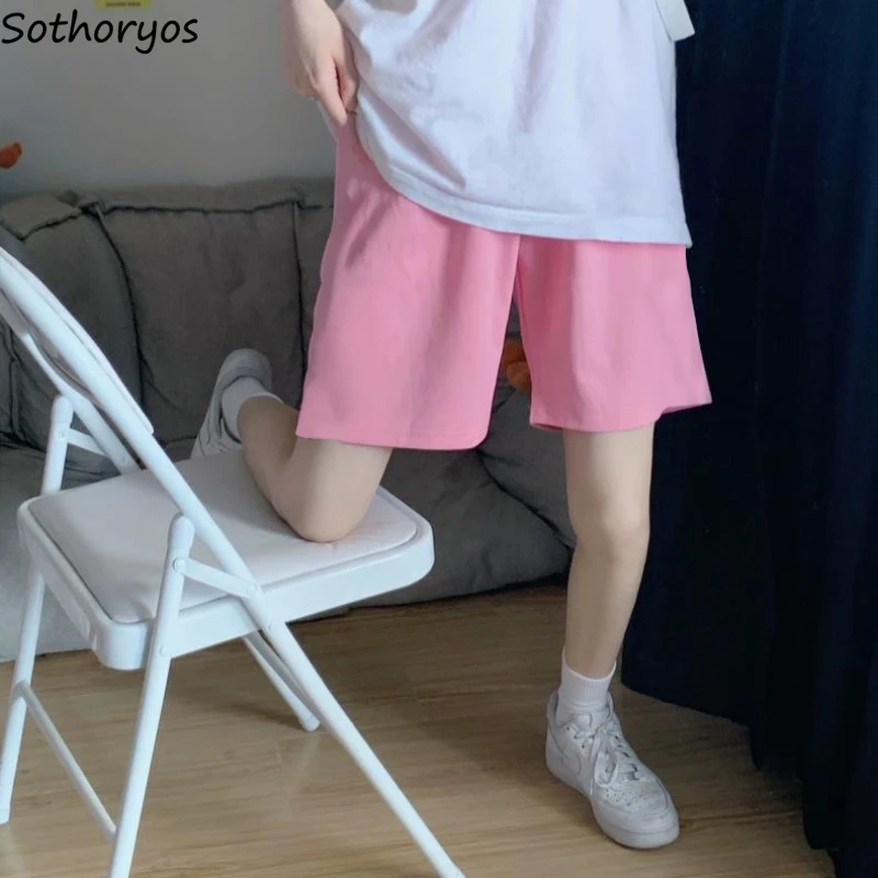Sweat Shorts Women High Waist Loose Straight Korean Style Chic Ins Solid Design Simple All-match Leisure Ulzzang Trendy Girls
Sweat Shorts Women High Waist Loose Straight Korean Style Chic Ins Solid Design Simple All-match Leisure Ulzzang Trendy Girls