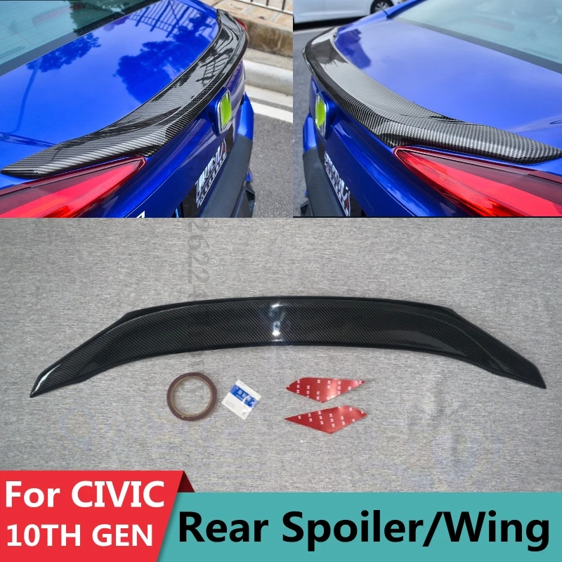 Car Spoiler Wing For Honda Civic 2016 17 18 19 Sedan ABS Plastic Material Trunk Lid Spoiler Small pressure wing For Civic 10 Gen
Car Spoiler Wing For Honda Civic 2016 17 18 19 Sedan ABS Plastic Material Trunk Lid Spoiler Small pressure wing For Civic 10 Gen