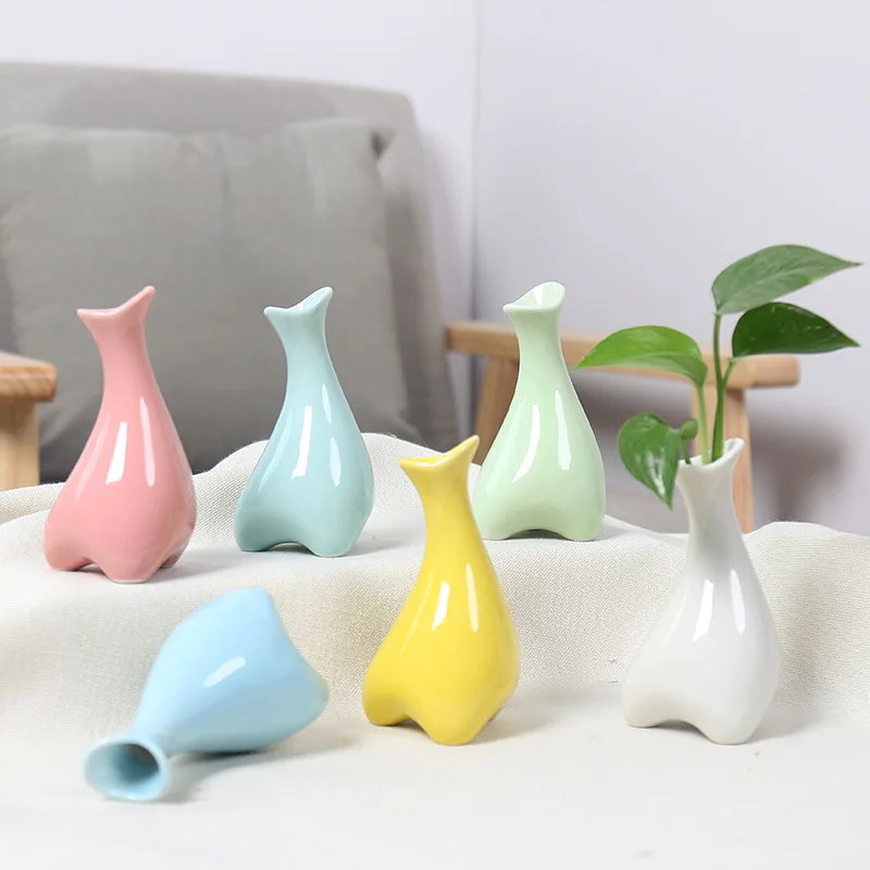 Nordic Smooth Ceramic Mini Flower Pot Cute Candy Color Vase Wedding Home Office Decor Ornaments Desktop Hydroponic Container
Nordic Smooth Ceramic Mini Flower Pot Cute Candy Color Vase Wedding Home Office Decor Ornaments Desktop Hydroponic Container