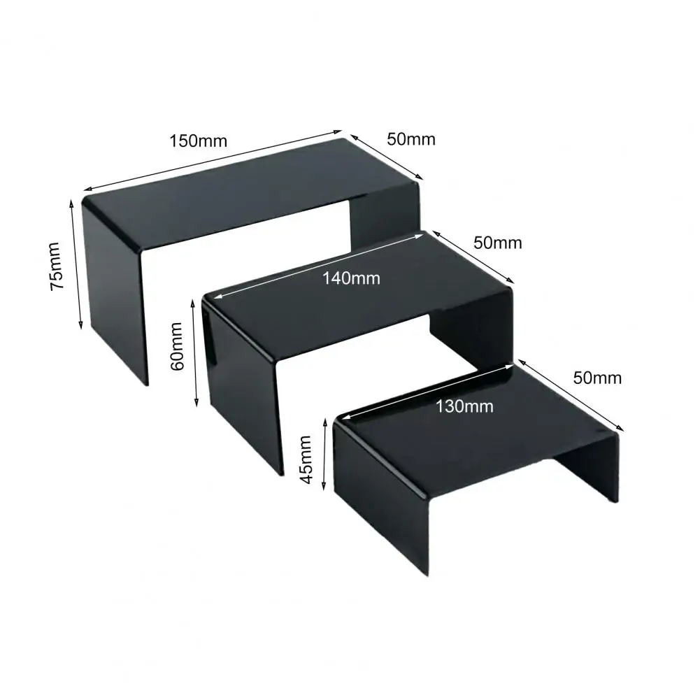 3Pcs/Set 3mm Acrylic U Type Display Stand Showcase Jewelry Storage Rack Shelf for Cabinet Storage Holders Racks
3Pcs/Set 3mm Acrylic U Type Display Stand Showcase Jewelry Storage Rack Shelf for Cabinet Storage Holders Racks
