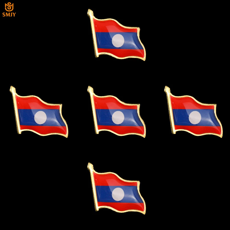 5PCS Laos Republic Flag Enamel Pins Asian Country Cartoon Enamel Jewelry Brooch Souvenir Badge Gift
5PCS Laos Republic Flag Enamel Pins Asian Country Cartoon Enamel Jewelry Brooch Souvenir Badge Gift