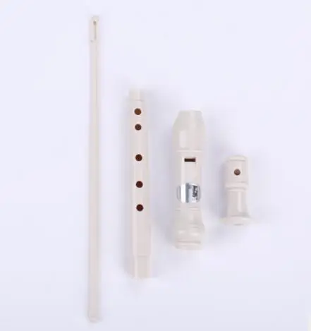 Swan white clarinet 8 holes, 6 holes, eight holes and six holes.