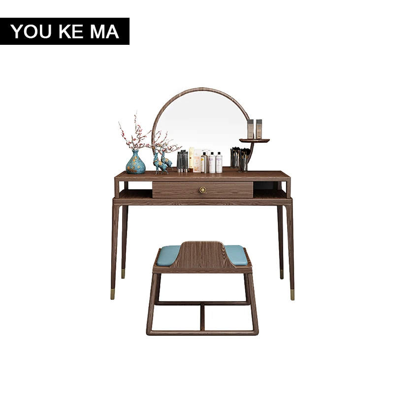 New Chinese style solid wood dressing table master bedroom simple storage cosmetic cabinet light luxury 2021New Solid Wood
New Chinese style solid wood dressing table master bedroom simple storage cosmetic cabinet light luxury 2021New Solid Wood