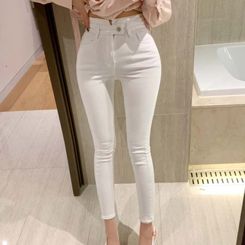 Soft High Waist Women'S Trousers Denim Streetwear Jean Vintage Girls Jeans Woman Pants Pencil Slim Stretch Femme Pantalon Mujer
Soft High Waist Women'S Trousers Denim Streetwear Jean Vintage Girls Jeans Woman Pants Pencil Slim Stretch Femme Pantalon Mujer
