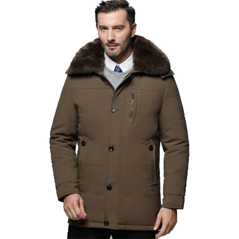 KIMSERE Men's Winter Warm Parkas Overcoats With Fur Collar Fashion Cotton Lined Thicken Thermal Jackets Outerwear For Man
KIMSERE Men's Winter Warm Parkas Overcoats With Fur Collar Fashion Cotton Lined Thicken Thermal Jackets Outerwear For Man