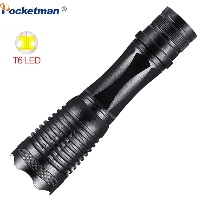 

LED Flashlight lanterna Zoomable Bright High Lumen Torch Tactical Flashlights for Emergency, Camping Outdoor Use