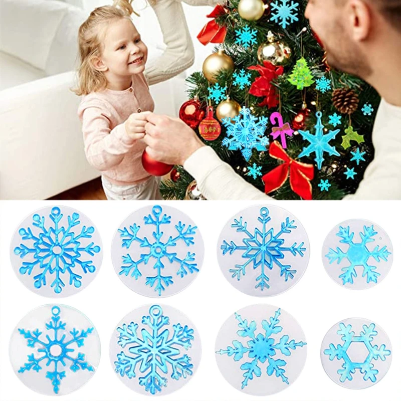 11 Pcs Snowflake Pendants Ornaments Epoxy Resin Mold Earrings Necklace Keychain Silicone Mould DIY Crafts Home Decoration Mold
11 Pcs Snowflake Pendants Ornaments Epoxy Resin Mold Earrings Necklace Keychain Silicone Mould DIY Crafts Home Decoration Mold