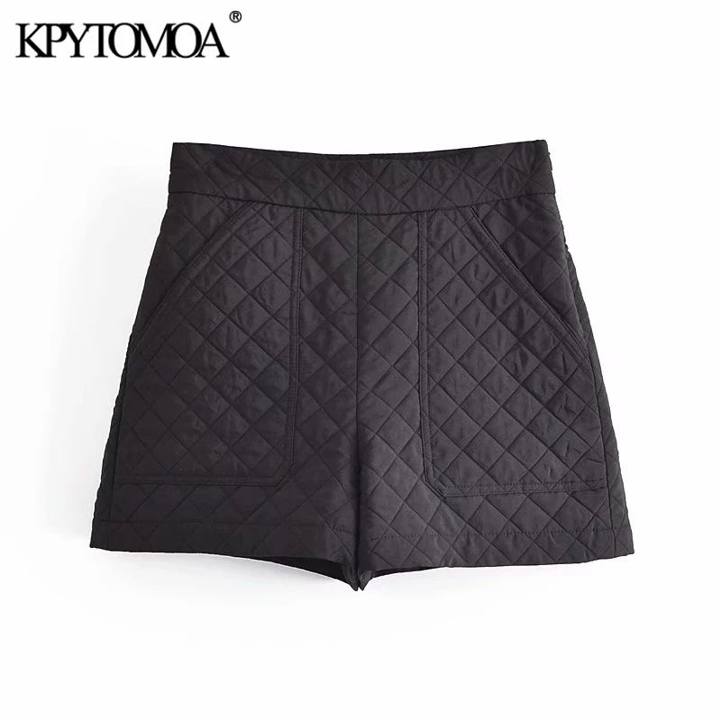 Шорты KPYTOMOA женские с карманами модные тонкие подкладкой винтажные Короткие