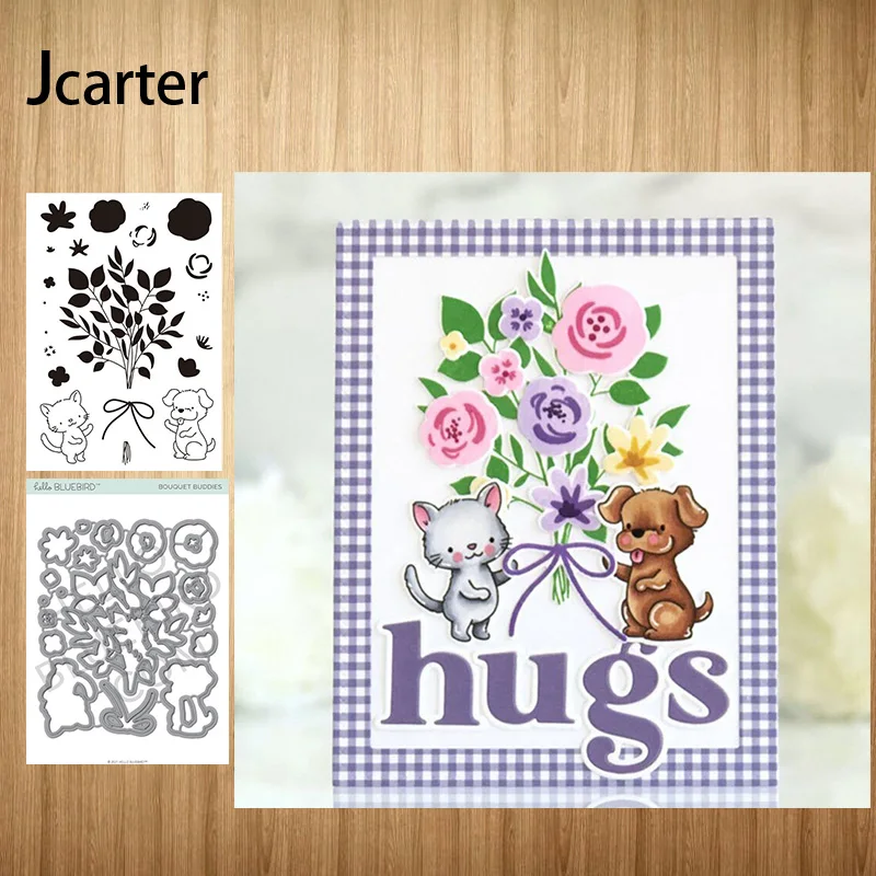 Dog Cat Flowers Metal Cutting Dies and Rubber Stamps Letters for Scrapbooking DIY Stencil Album Make Template Decor Model Craft
Dog Cat Flowers Metal Cutting Dies and Rubber Stamps Letters for Scrapbooking DIY Stencil Album Make Template Decor Model Craft