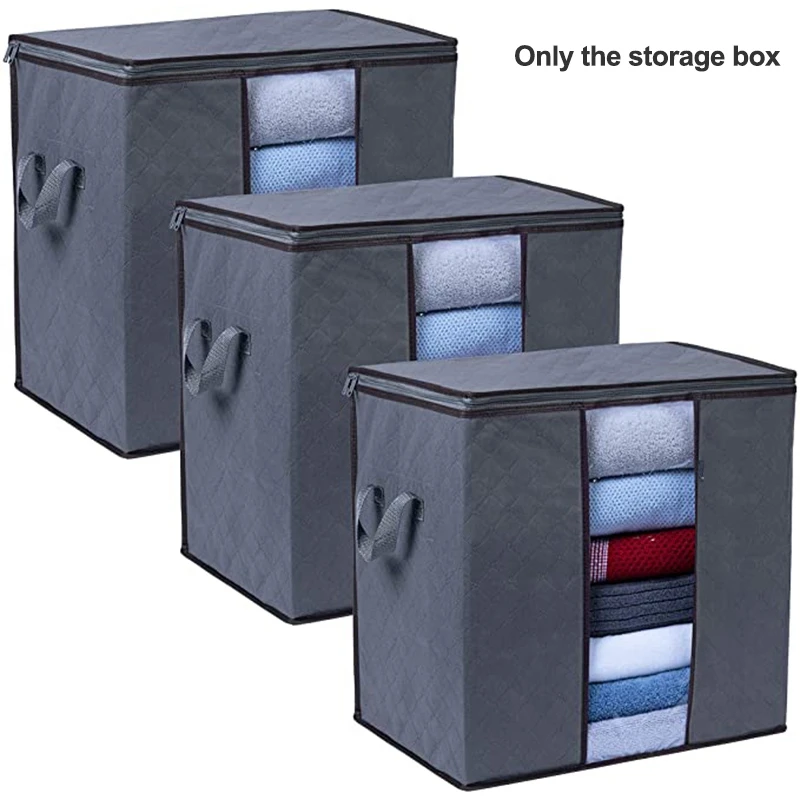 Professional Comforter Storage Bag 4PCS Large Capacity Organizer with Handle Thick Fabric for Clothes, Blankets, Bedding
Professional Comforter Storage Bag 4PCS Large Capacity Organizer with Handle Thick Fabric for Clothes, Blankets, Bedding