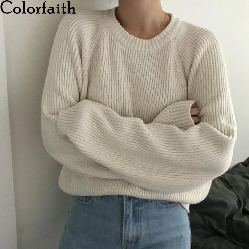 Colorfaith 2021 New Spring Autumn Women's Sweaters Pullover Knitted Oversize Vintage Jumper Minimalist Wild Lady Tops SW7197
Colorfaith 2021 New Spring Autumn Women's Sweaters Pullover Knitted Oversize Vintage Jumper Minimalist Wild Lady Tops SW7197