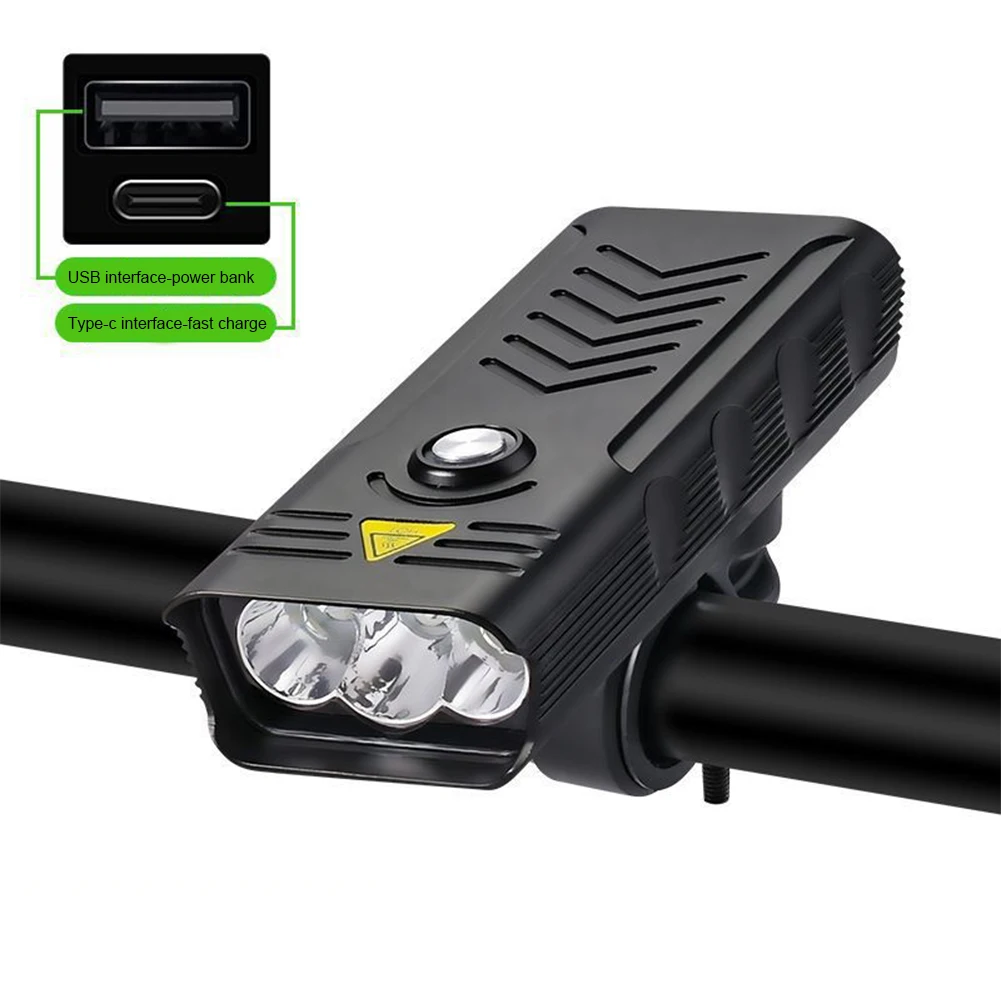 Rechargeable Waterproof Bike Headlight Ultra Bright LED Front Lights 4 Light Modes with Quick Release Bracket Bike Light
Rechargeable Waterproof Bike Headlight Ultra Bright LED Front Lights 4 Light Modes with Quick Release Bracket Bike Light