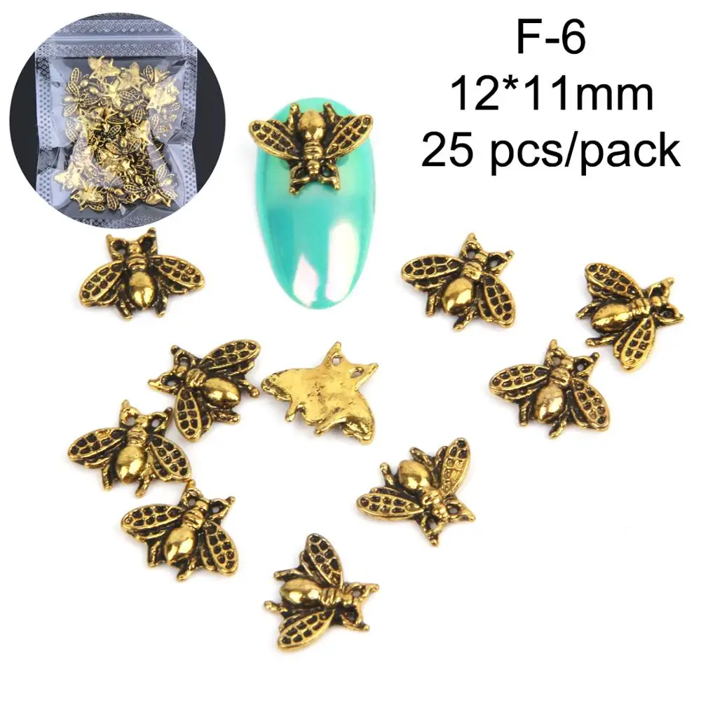 NZIQUAN Nail Art Decoration Accessories 25pcs/Pack Metal Retro 3D Nail Art Decorations DIY Metal Butterfly Nail Art Accessories 
NZIQUAN Nail Art Decoration Accessories 25pcs/Pack Metal Retro 3D Nail Art Decorations DIY Metal Butterfly Nail Art Accessories