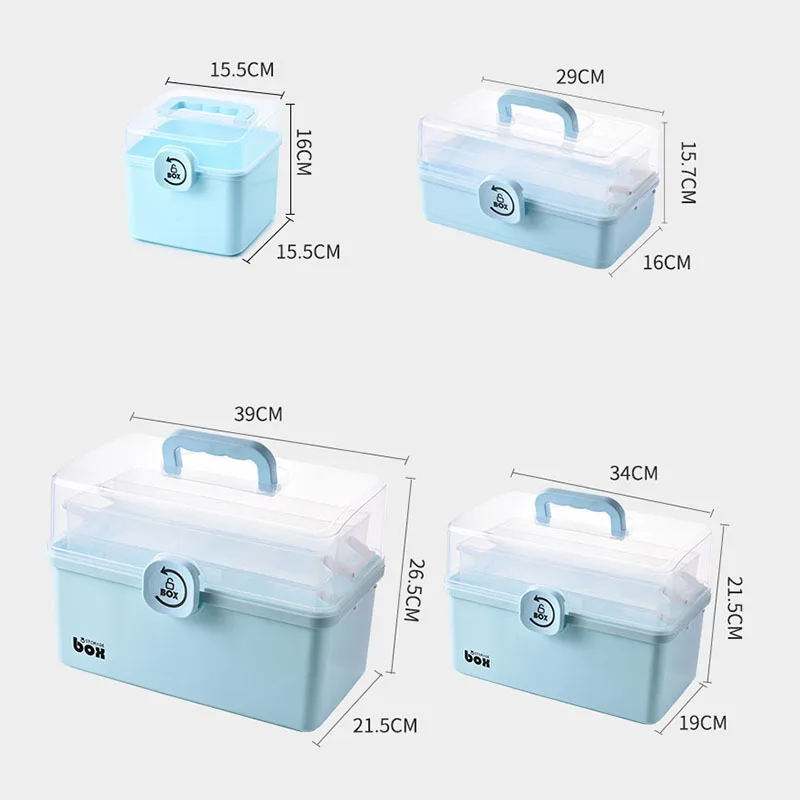 Pill Box Portable First Aid Box Storage Box Plastic Multifunctional Household Storage Storage Box with Handle Large Capacity
Pill Box Portable First Aid Box Storage Box Plastic Multifunctional Household Storage Storage Box with Handle Large Capacity