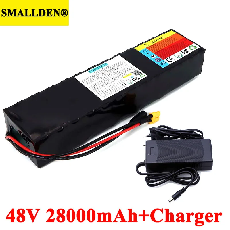 48V 28Ah E-bike battery pack 18650 13S 28000mAh li-ion battery E-bicycle conversion kit 1000w and Charger XT60 Plug
48V 28Ah E-bike battery pack 18650 13S 28000mAh li-ion battery E-bicycle conversion kit 1000w and Charger XT60 Plug
