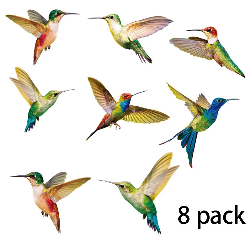 New Anti-collision No Glue Needed Hummingbird Electrostatic Glass Film Window Clings Window Sticker 6/8Pcs Unique Window Decor
New Anti-collision No Glue Needed Hummingbird Electrostatic Glass Film Window Clings Window Sticker 6/8Pcs Unique Window Decor