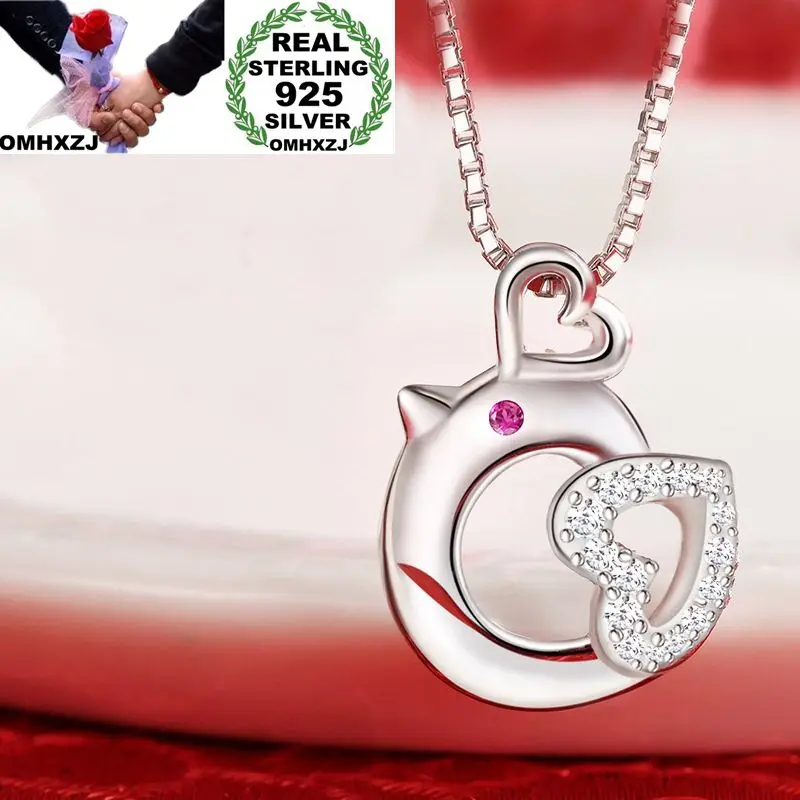 OMHXZJ Wholesale European Fashion Woman Girl Party Wedding Gift Chicken AAA Zircon 925 Sterling Silver Pendant Necklace NA54
OMHXZJ Wholesale European Fashion Woman Girl Party Wedding Gift Chicken AAA Zircon 925 Sterling Silver Pendant Necklace NA54