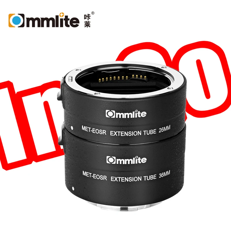 Commlite CM-MET-EOS R Автоматическая макро удлинительная трубка, совместимая с Canon EOS R Mount Cameras & линзами, аксессуары для фотосъемки
Commlite CM-MET-EOS R Автоматическая макро удлинительная трубка, совместимая с Canon EOS R Mount Cameras & линзами, аксессуары для фотосъемки