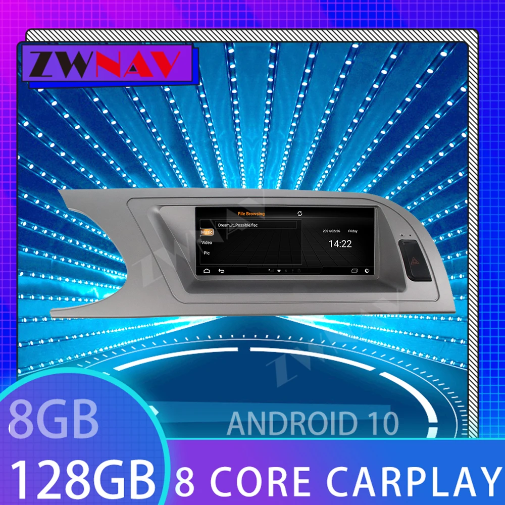 Car Dvd Multimedia Player Auto for AUDI A4 2009-2016 Android 10 Eight core GPS Navigation 128G CARPLAY
Car Dvd Multimedia Player Auto for AUDI A4 2009-2016 Android 10 Eight core GPS Navigation 128G CARPLAY