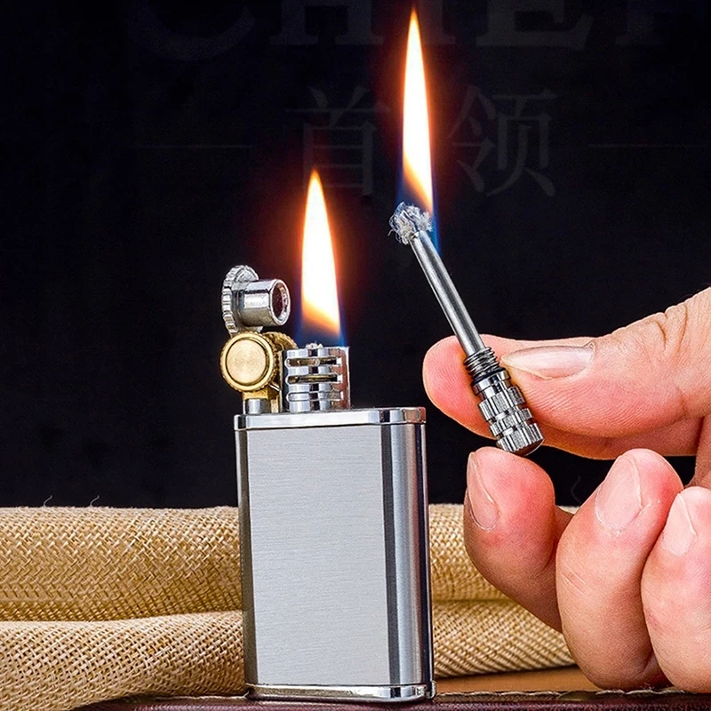 New CHIEF Permament Match Lighter Windproof Waterprof Kerosene Oil Flint Lighter Outdoor Camping Lighters Cool Men Gift Gadgets
New CHIEF Permament Match Lighter Windproof Waterprof Kerosene Oil Flint Lighter Outdoor Camping Lighters Cool Men Gift Gadgets