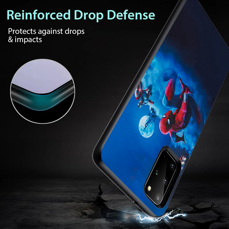 Marvel Superheroes for Samsung Galaxy S21 S20 FE Ultra Lite S10 5G S10E S9 S8 Plus Black Soft Phone Case
Marvel Superheroes for Samsung Galaxy S21 S20 FE Ultra Lite S10 5G S10E S9 S8 Plus Black Soft Phone Case
