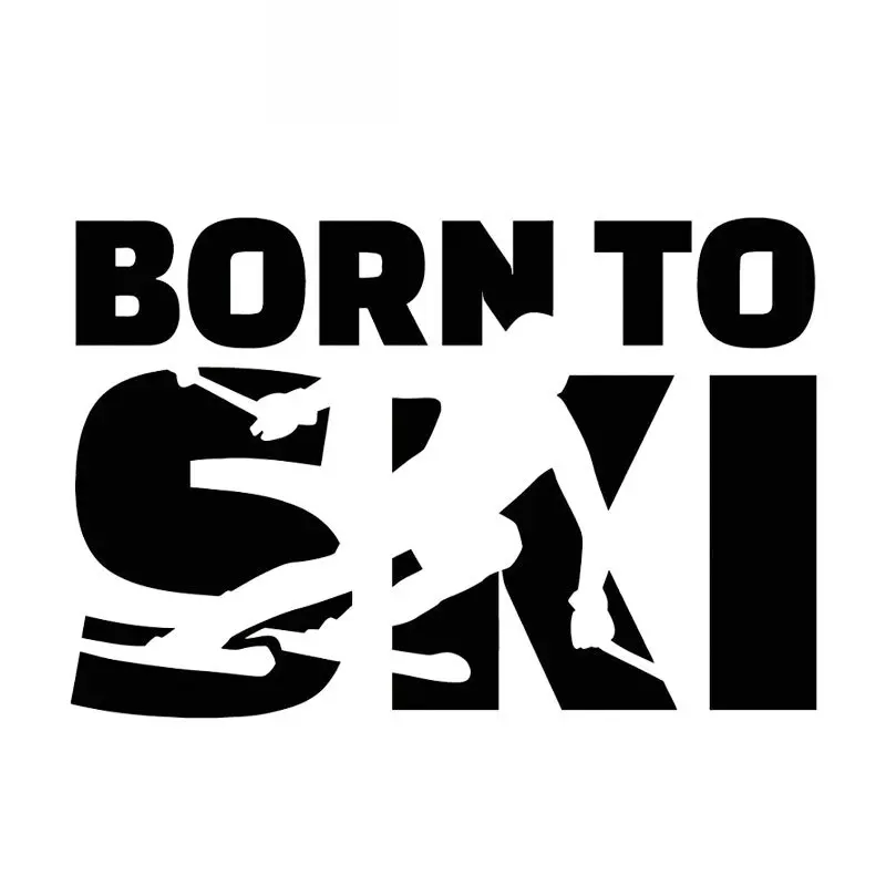 Car Stickers Are Born To Ski Extreme Winter Sports Fashion Car Shape Stickers Decals Creative Waterproof Black/white,17cm*11cm
Car Stickers Are Born To Ski Extreme Winter Sports Fashion Car Shape Stickers Decals Creative Waterproof Black/white,17cm*11cm