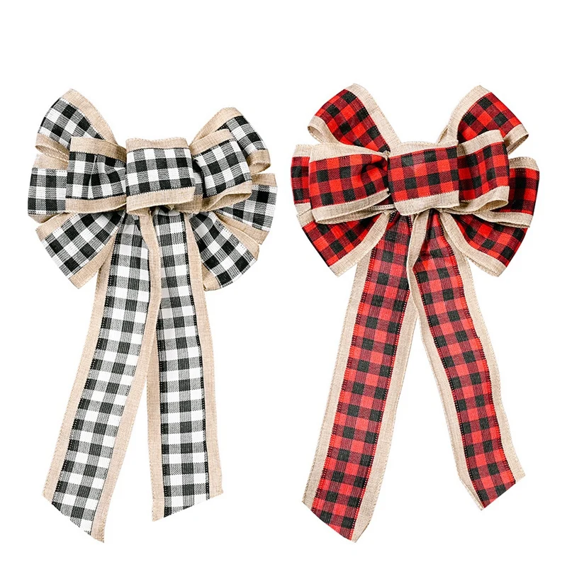 Christmas Bow Bows for Crafts Handmade Xmas Bowknot Christmas Tree Decoration Christmas Decoration for Home
Christmas Bow Bows for Crafts Handmade Xmas Bowknot Christmas Tree Decoration Christmas Decoration for Home