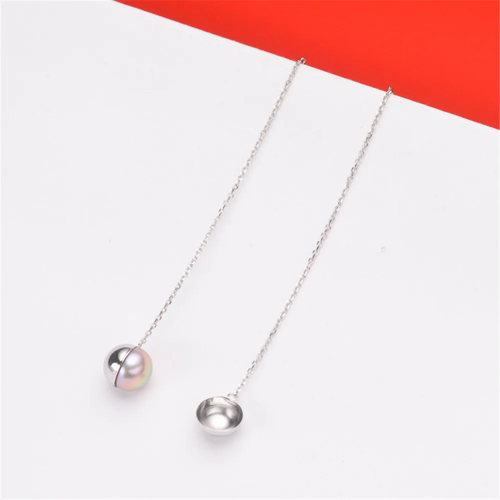 Настоящее твердое Стерлинговое Серебро 925 пробы жемчуг серьги-гвоздики, аксессуары фурнитура DIY Ювелирные изделия ушной крючок пустая опор...
Настоящее твердое Стерлинговое Серебро 925 пробы жемчуг серьги-гвоздики, аксессуары фурнитура DIY Ювелирные изделия ушной крючок пустая опор...