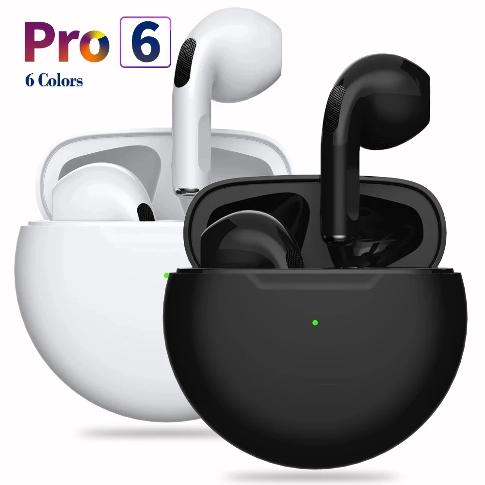 TWS беспроводные наушники pk i12 Bluetooth вкладыши басовая гарнитура Air Pro 6 спортивные