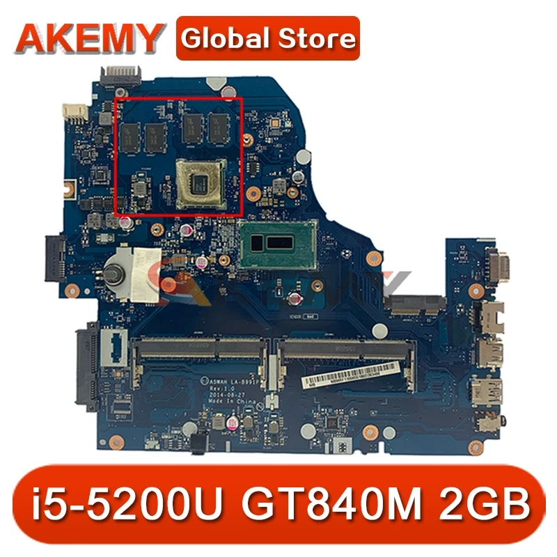 LA-B162P LA-B991P для Acer V3-572G E5-571G V5-572G E1-572 E5-531 материнская плата для ноутбука с i5-5200U Процессор GT840M 2 Гб GPU
LA-B162P LA-B991P для Acer V3-572G E5-571G V5-572G E1-572 E5-531 материнская плата для ноутбука с i5-5200U Процессор GT840M 2 Гб GPU