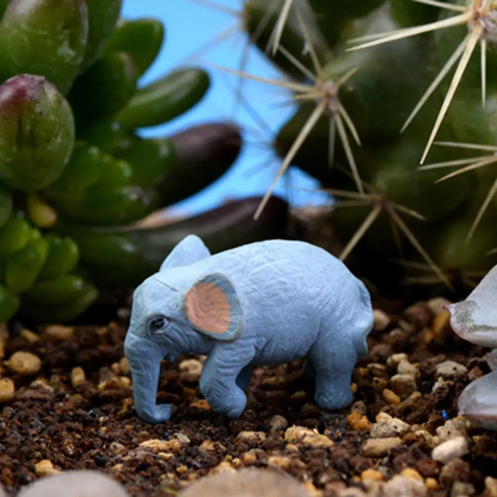 Mini 2Pcs Adorable Fairy Garden Elephant Figurine PVC Elephant Figurine Vivid Appearance for Desktop
Mini 2Pcs Adorable Fairy Garden Elephant Figurine PVC Elephant Figurine Vivid Appearance for Desktop