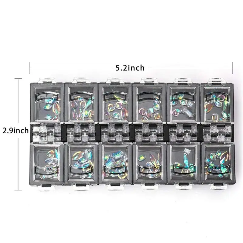 Nail Art Crystals Rhinestones 3D Nail Rhinestone Decoration Super Sparkling Nail Art Accessories Decals
Nail Art Crystals Rhinestones 3D Nail Rhinestone Decoration Super Sparkling Nail Art Accessories Decals