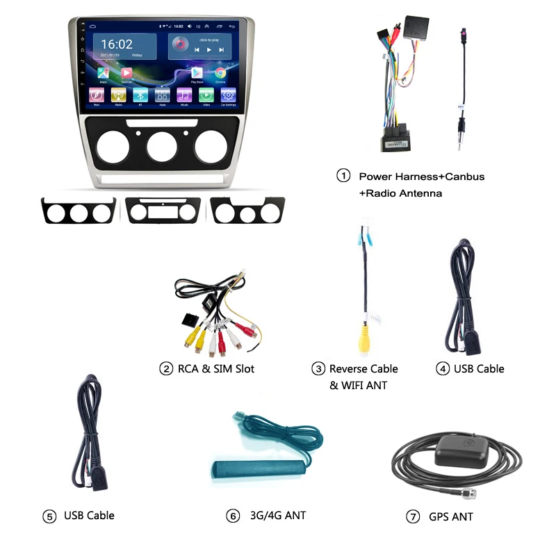 4G LTE 2G RAM 10,1 Skoda Octavia 2007-2014 Full Touch DVD GPS
4G LTE 2G RAM 10,1 Skoda Octavia 2007-2014 Full Touch DVD GPS